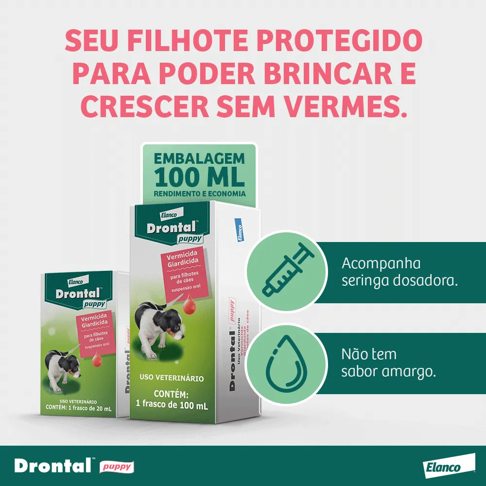 Vermífugo Drontal Puppy Suspensão — foto 5