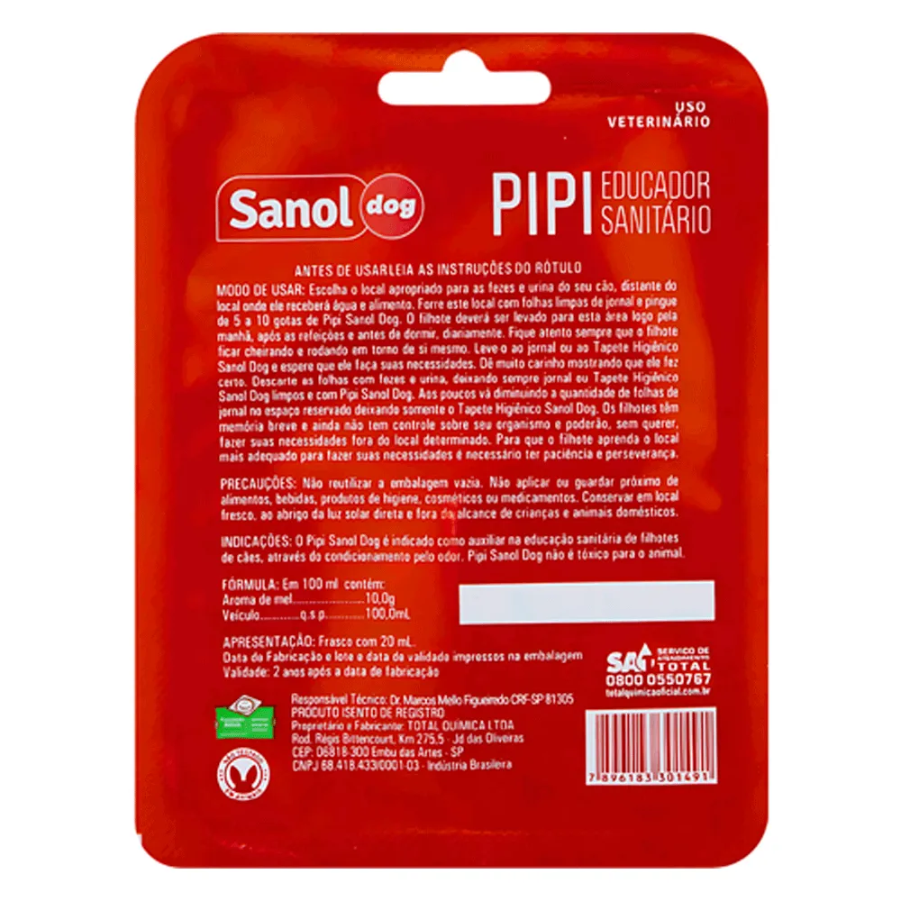 Educador Sanitário Pipi Sanol Dog — foto 3