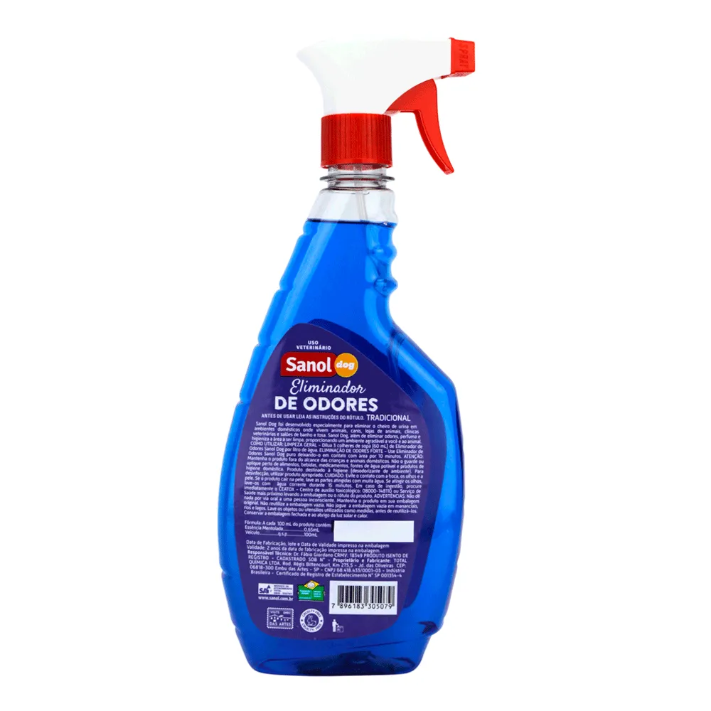 Eliminador de Odores Spray Cães Sanol Dog — foto 2