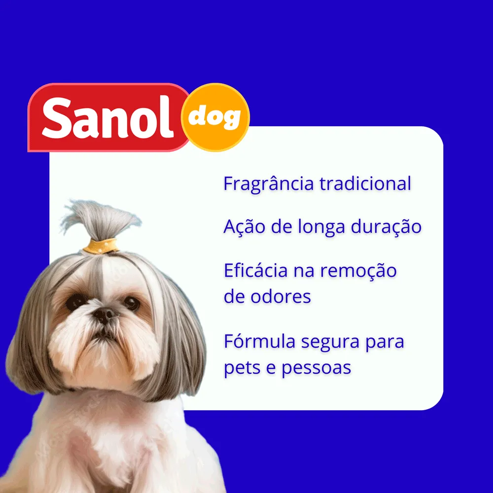 Eliminador de Odores Spray Cães Sanol Dog — foto 6