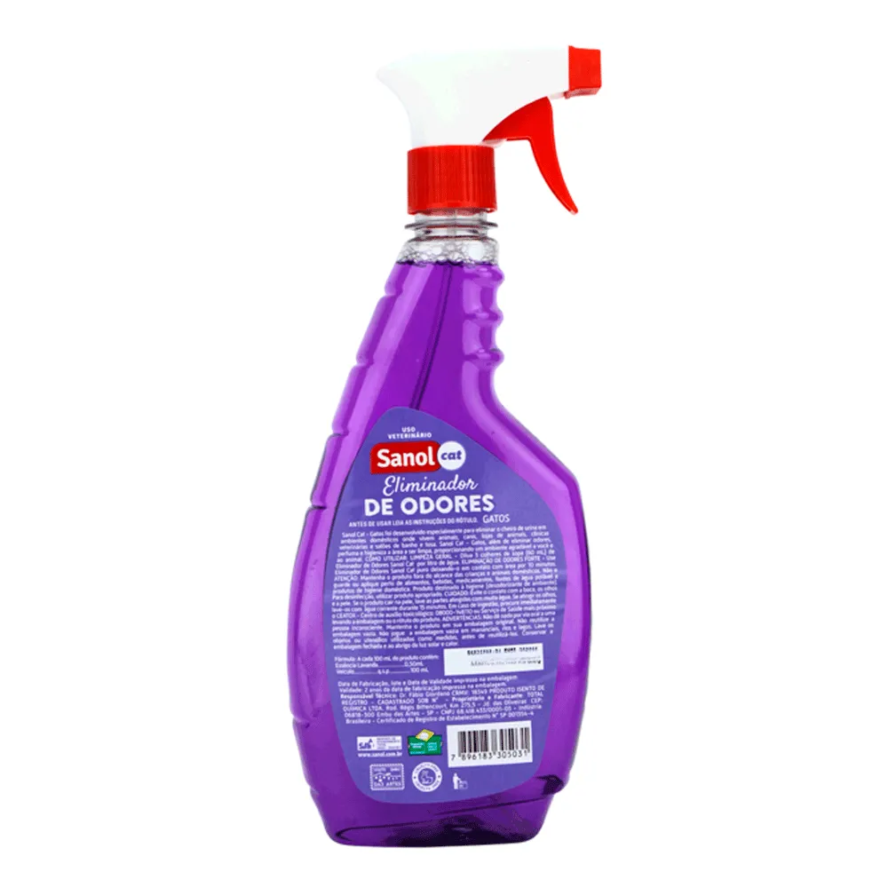 Eliminador de Odores Spray Sanol Cat — foto 2