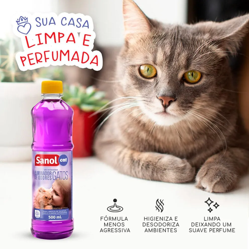 Eliminador de Odores Gatos Sanol — foto 4