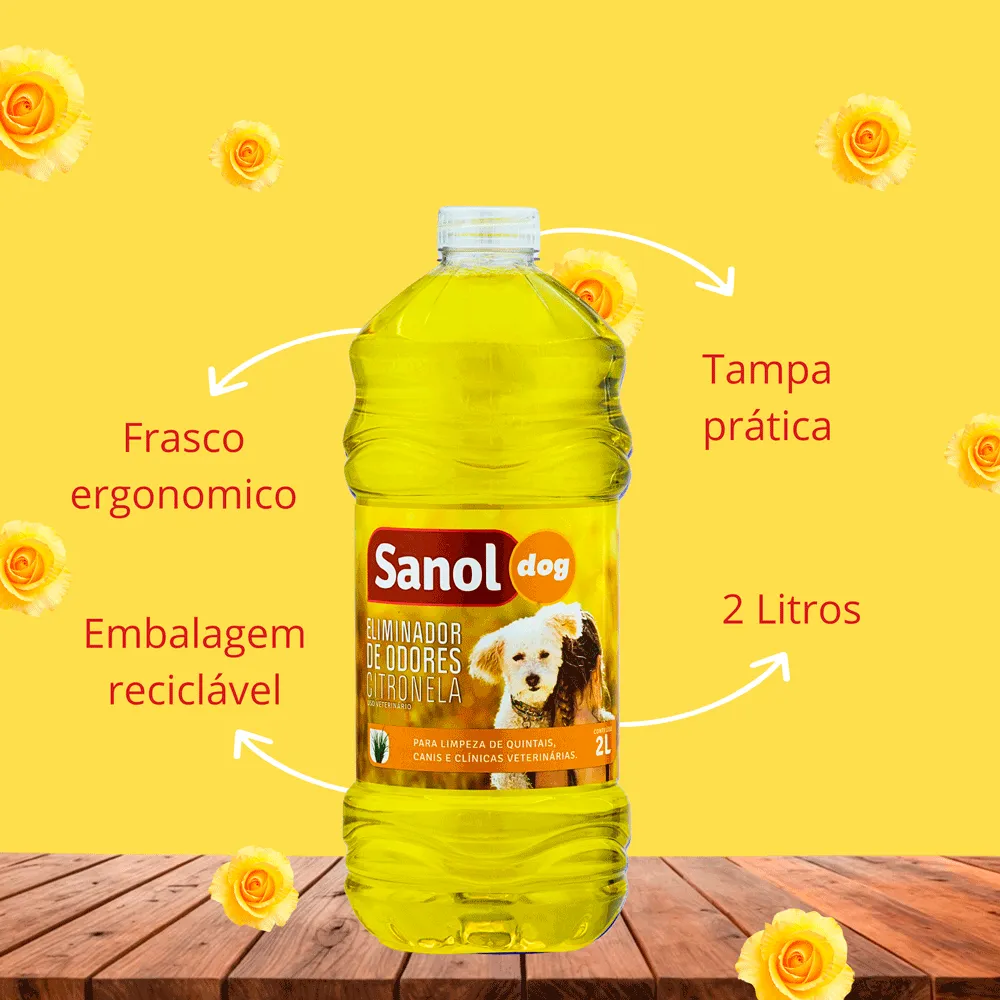 Eliminador Odores Citronela Sanol — foto 6