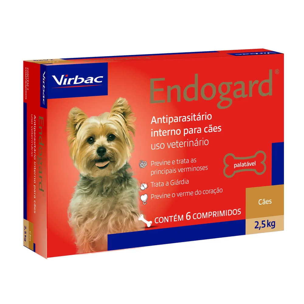 Vermífugo Endogard Cães até 2,5kg — foto 4