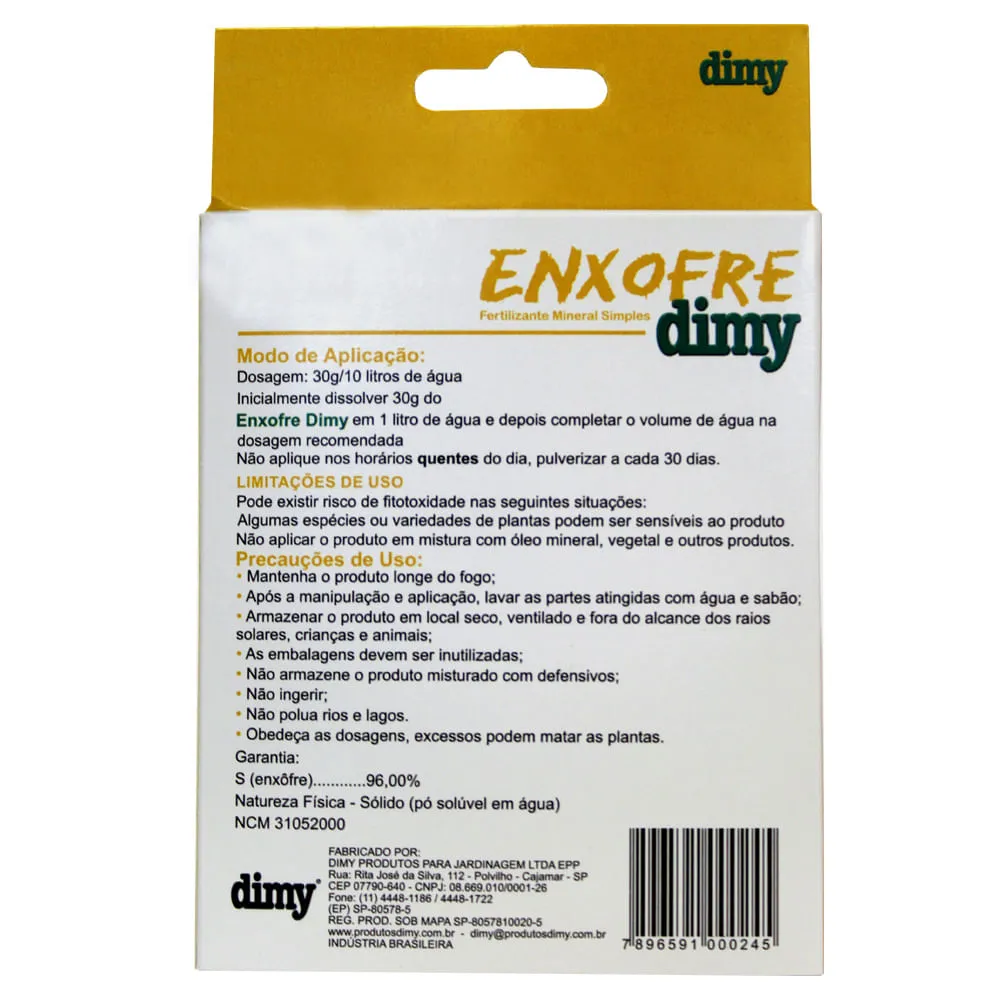 Enxofre Dimy Fertilizante Mineral Simples — foto 2