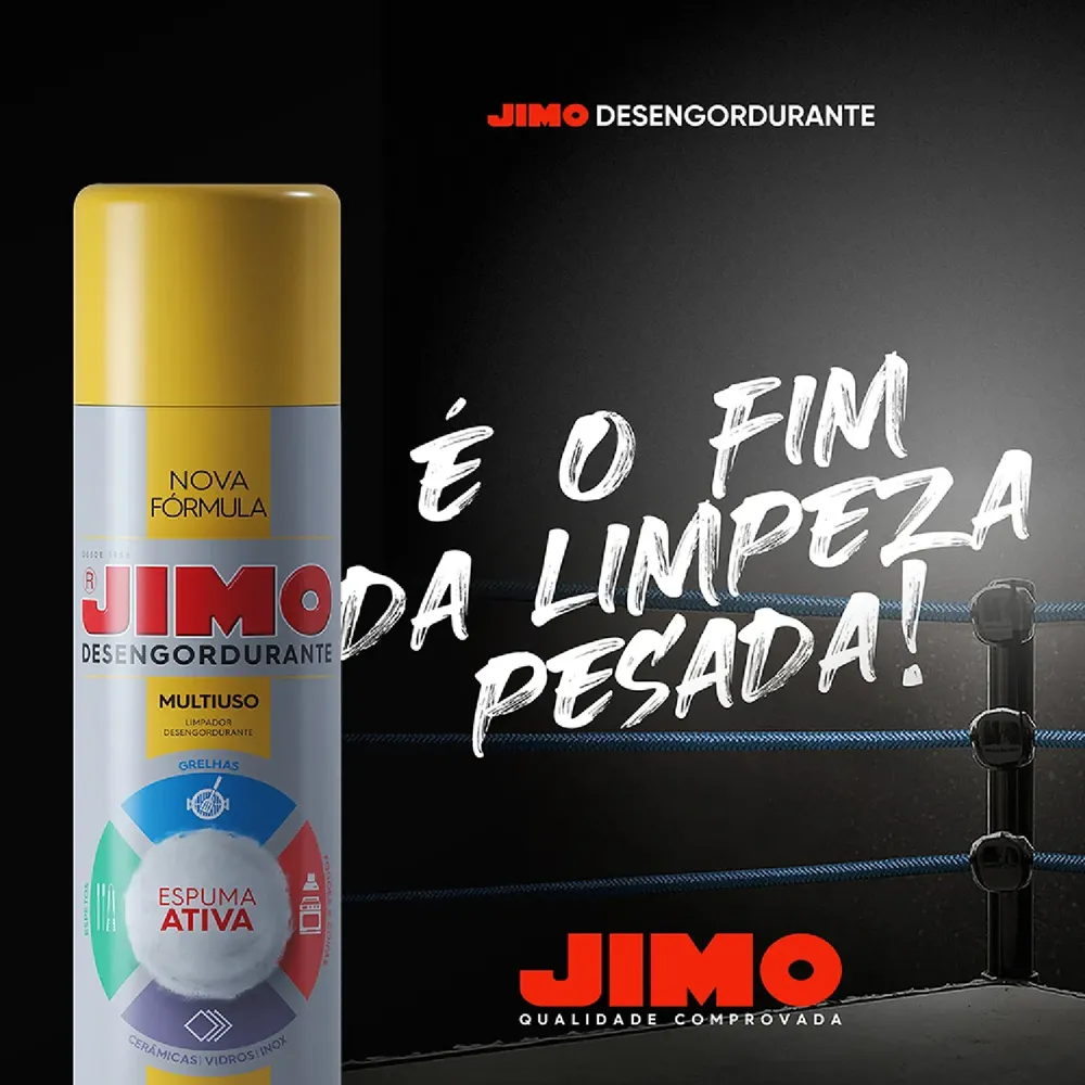 Espuma Desengordurante Multiuso Spray Aerossol Jimo — foto 2