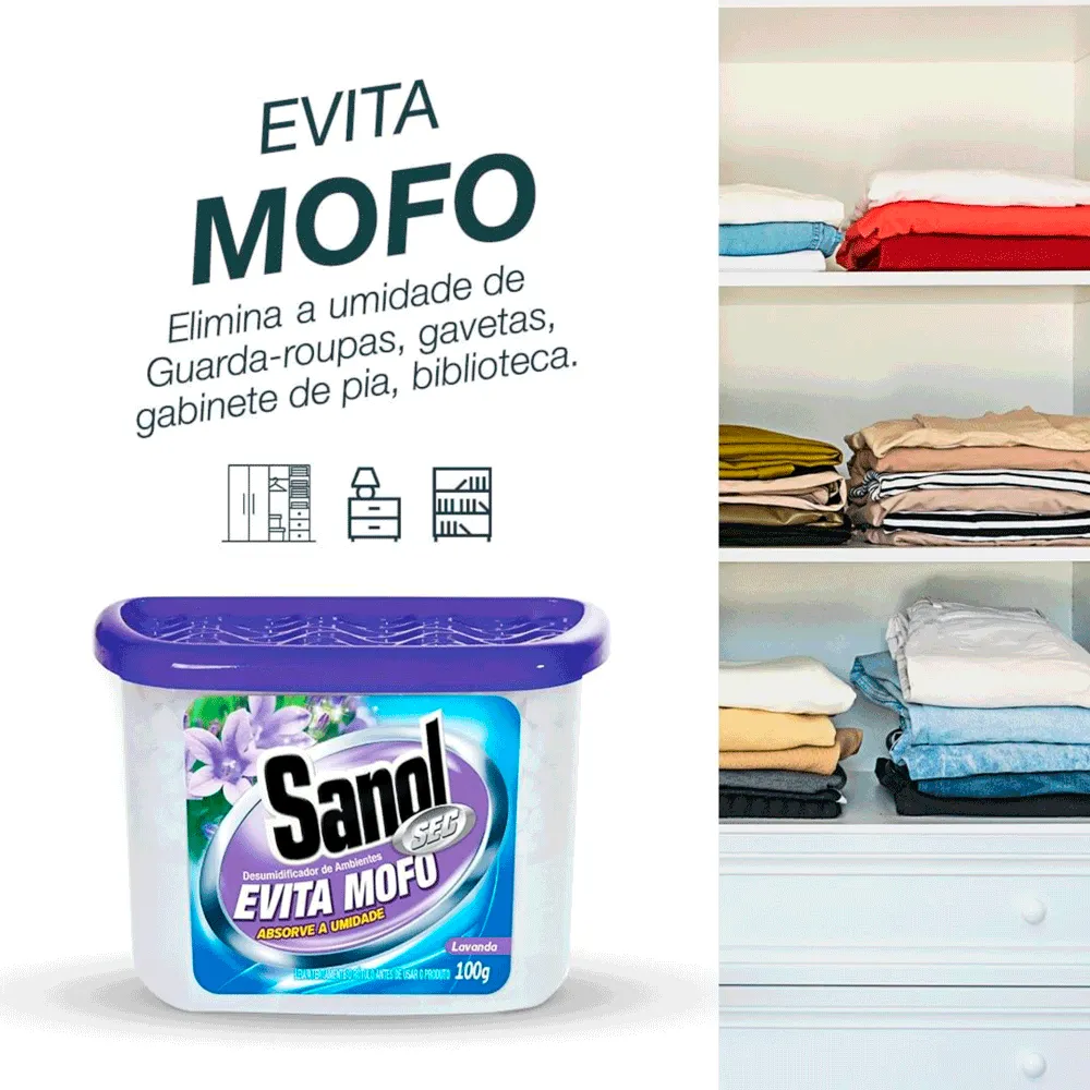 Evita Mofo Sanol Sec Lavanda Desumidificador — foto 2