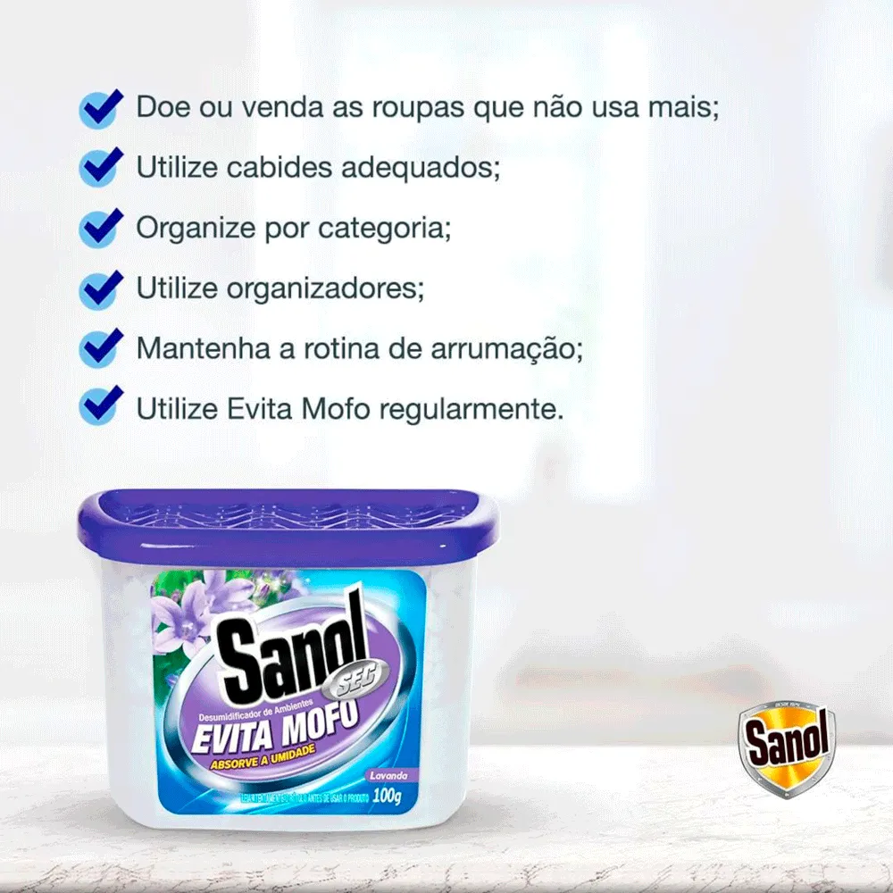 Evita Mofo Sanol Sec Lavanda Desumidificador — foto 4