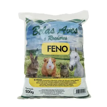 Feno Premium Belas Aves e Roedores