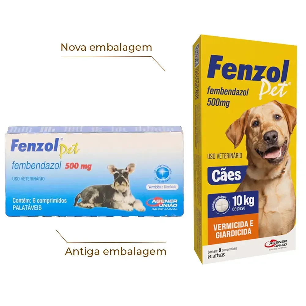 Vermífugo Fenzol Pet 500mg para Cães — foto 2