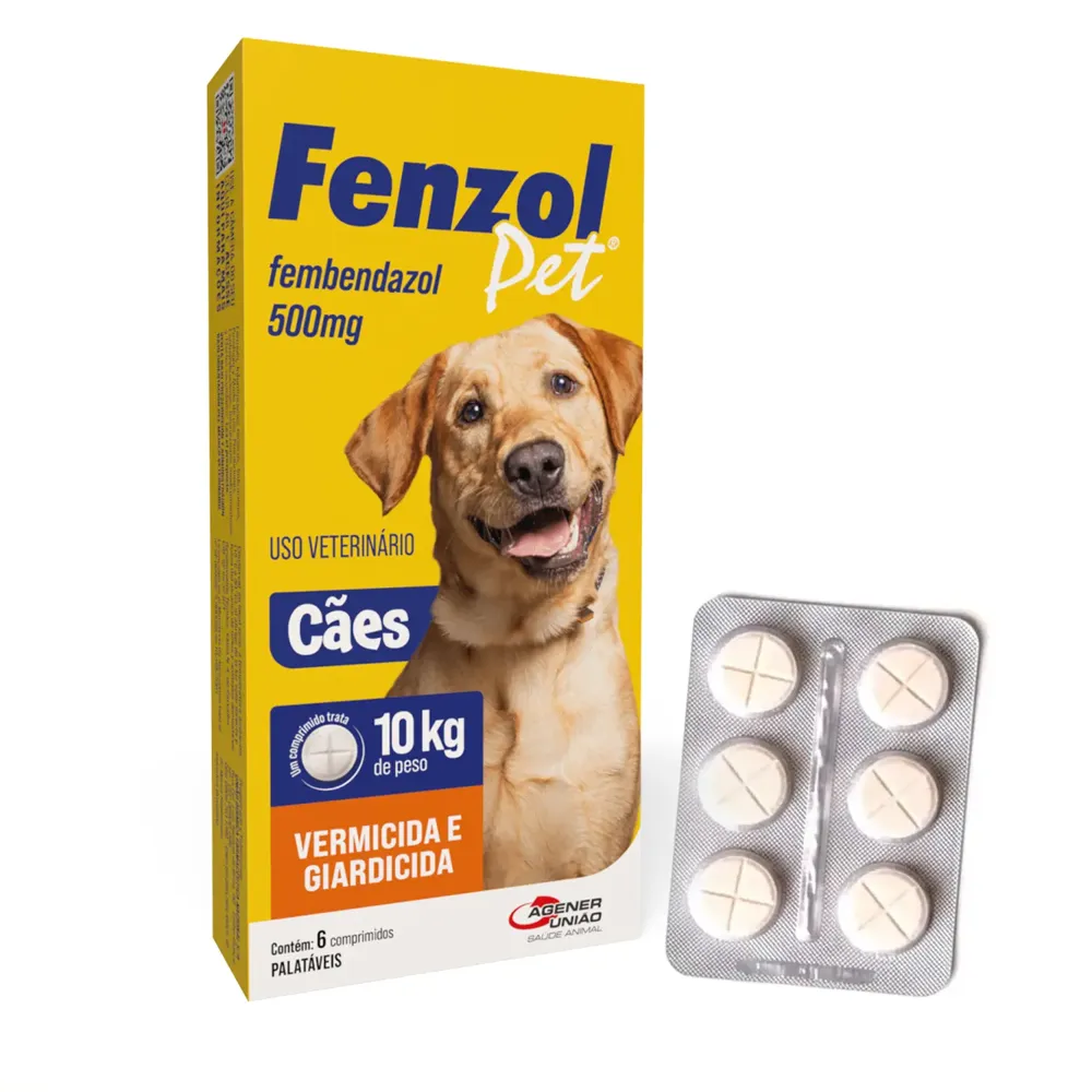 Vermífugo Fenzol Pet 500mg para Cães — foto 4