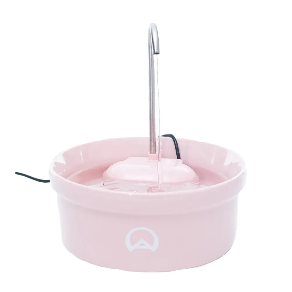 Fonte Bebedouro e Purificador Aqua Porcelain Amicus Bivolt Rosa — foto 2