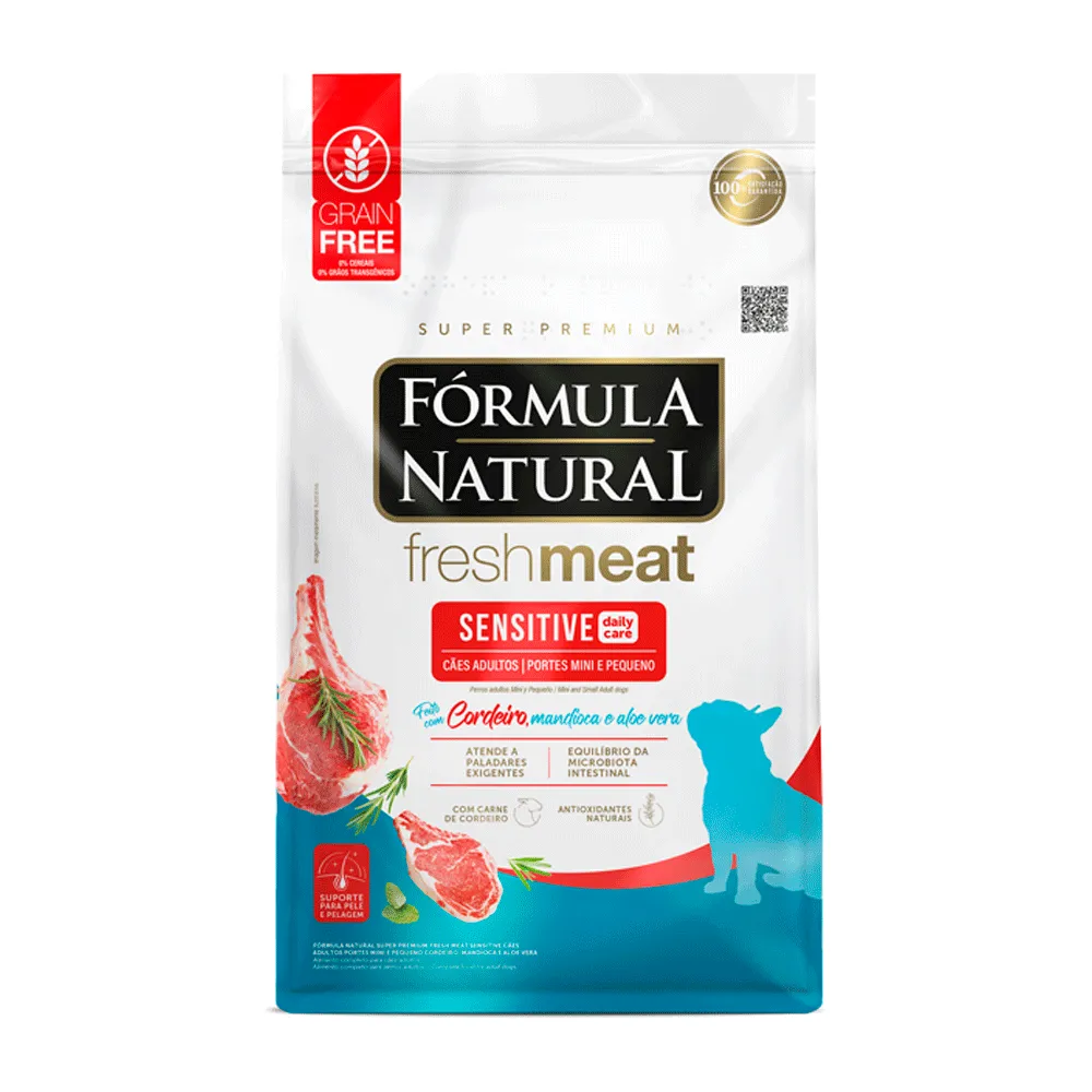 Ração Fórmula Natural Fresh Meat Sensitive Cães Adultos Portes Mini e Pequeno — foto 4