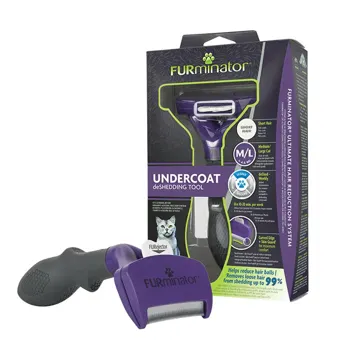 Furminator Médio/Grande para Gatos de Pelo Curto