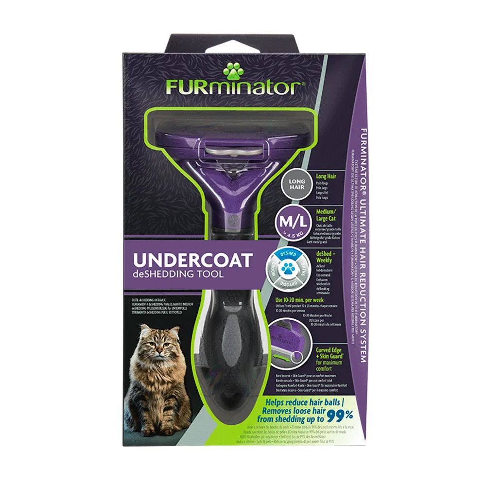 Furminator Médio/Grande para Gatos de Pelo Longo — foto 2
