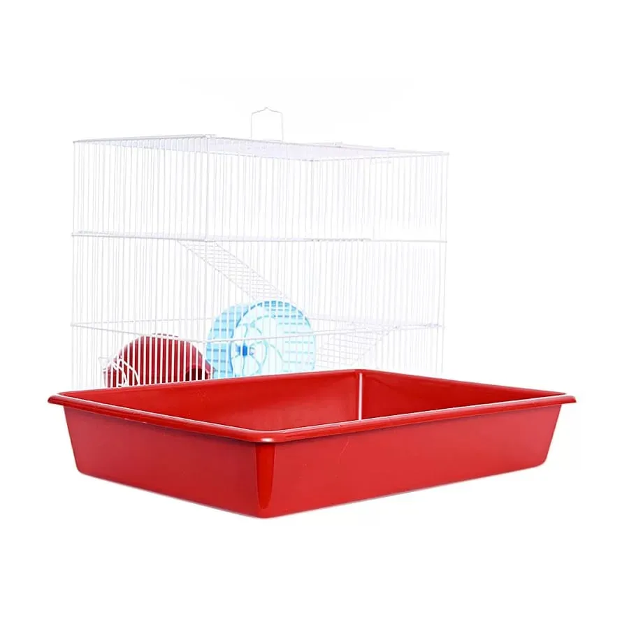Gaiola com Escada Hamster Mônaco Vermelha — foto 2