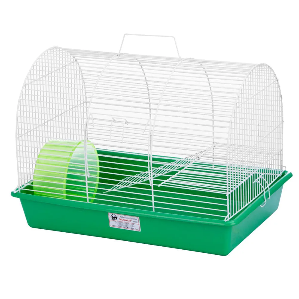 Gaiola Hamster Arqueada Epóxi Monaco Verde