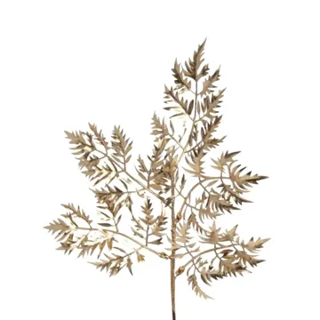 Galho Decorativo Folhas 37cm Cromus