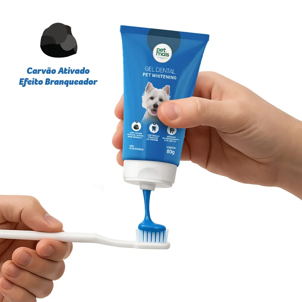 Gel Dental Pet Whitening Branqueador Petmais — foto 3