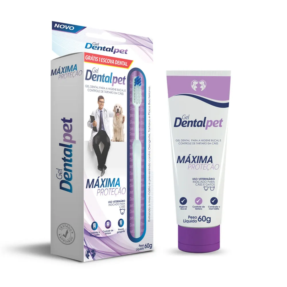 Gel Dentalpet para Cães Fofuchos