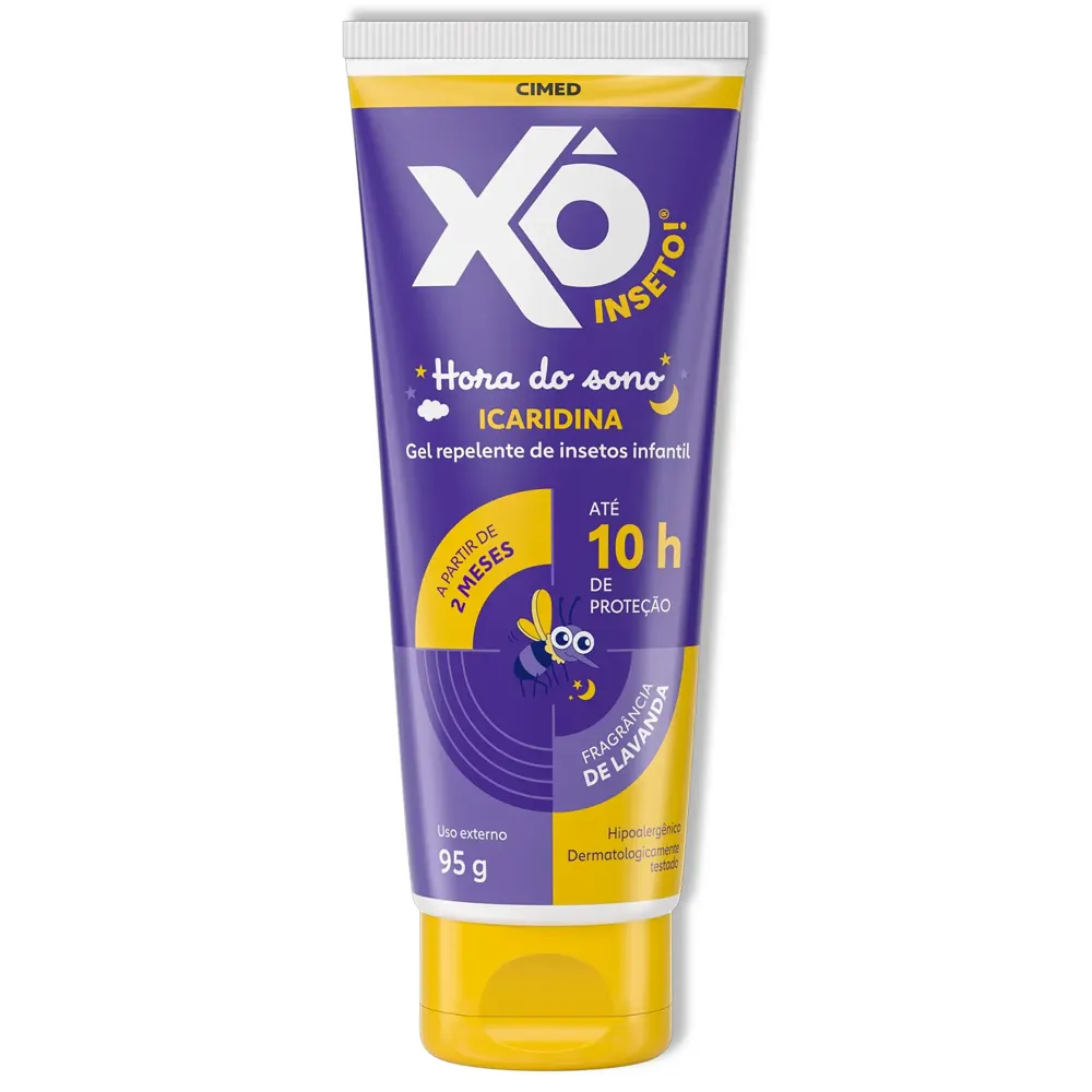 Gel Repelente de Insetos Xô Inseto Infantil Hora do Sono Lavanda