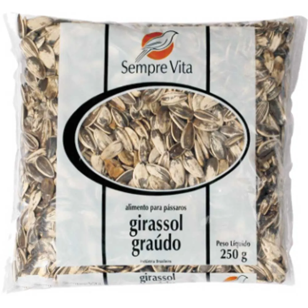 Girassol Graúdo para Pássaros Sempre Vita