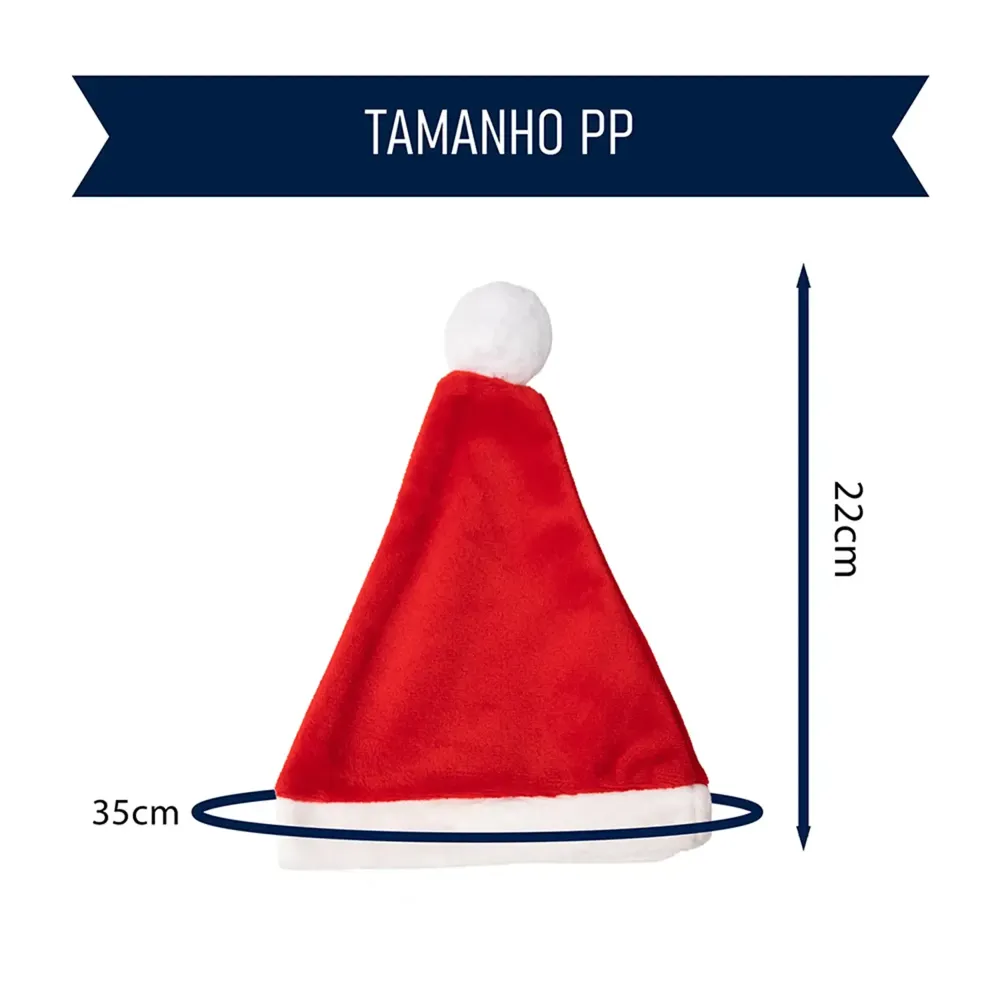Gorro Natal Vermelho Fábrica Pet — foto 6