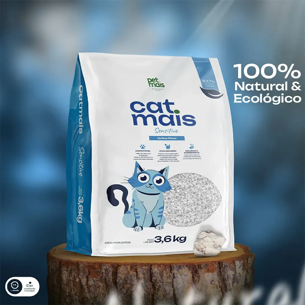 Granulado Higiênico Cat Mais Sensitive Petmais — foto 4