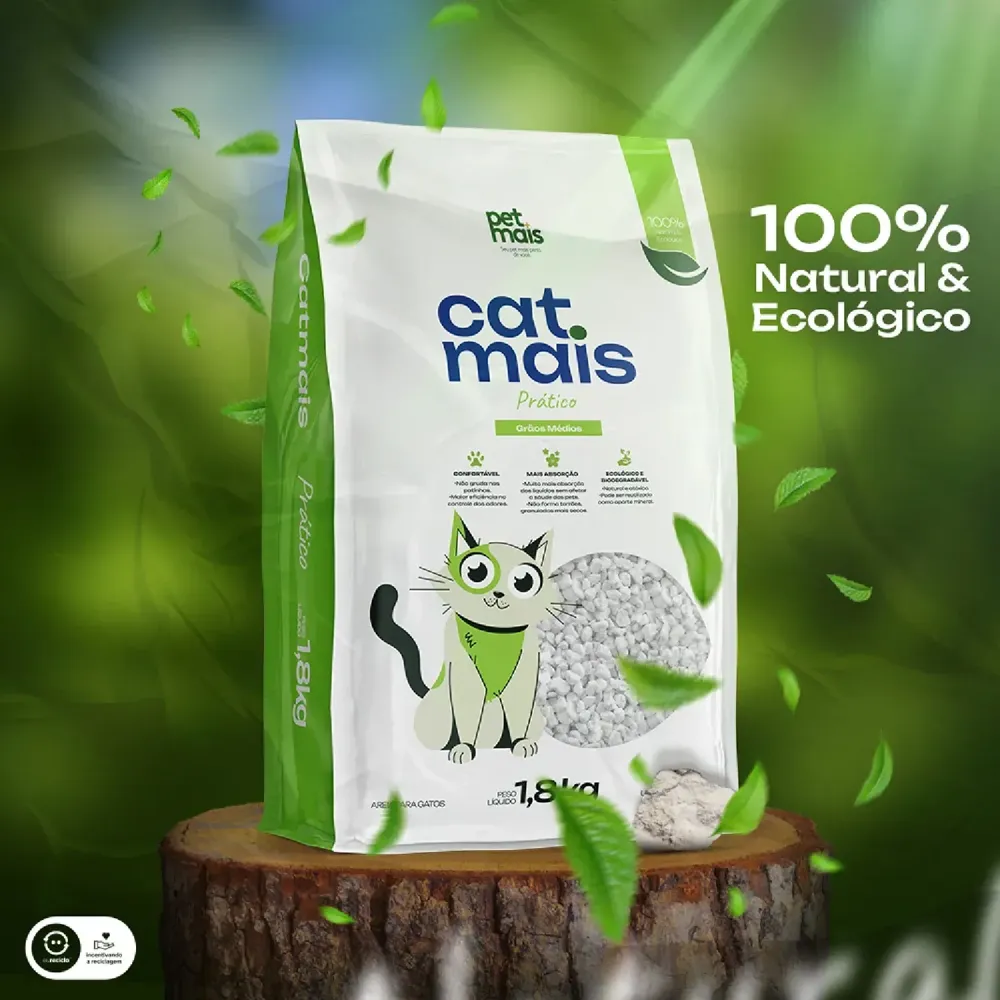 Granulado Higiênico Cat Mais Prático Petmais — foto 5