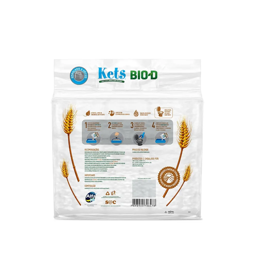 Granulado Higiênico Biodegradável Kets Bio-D — foto 2