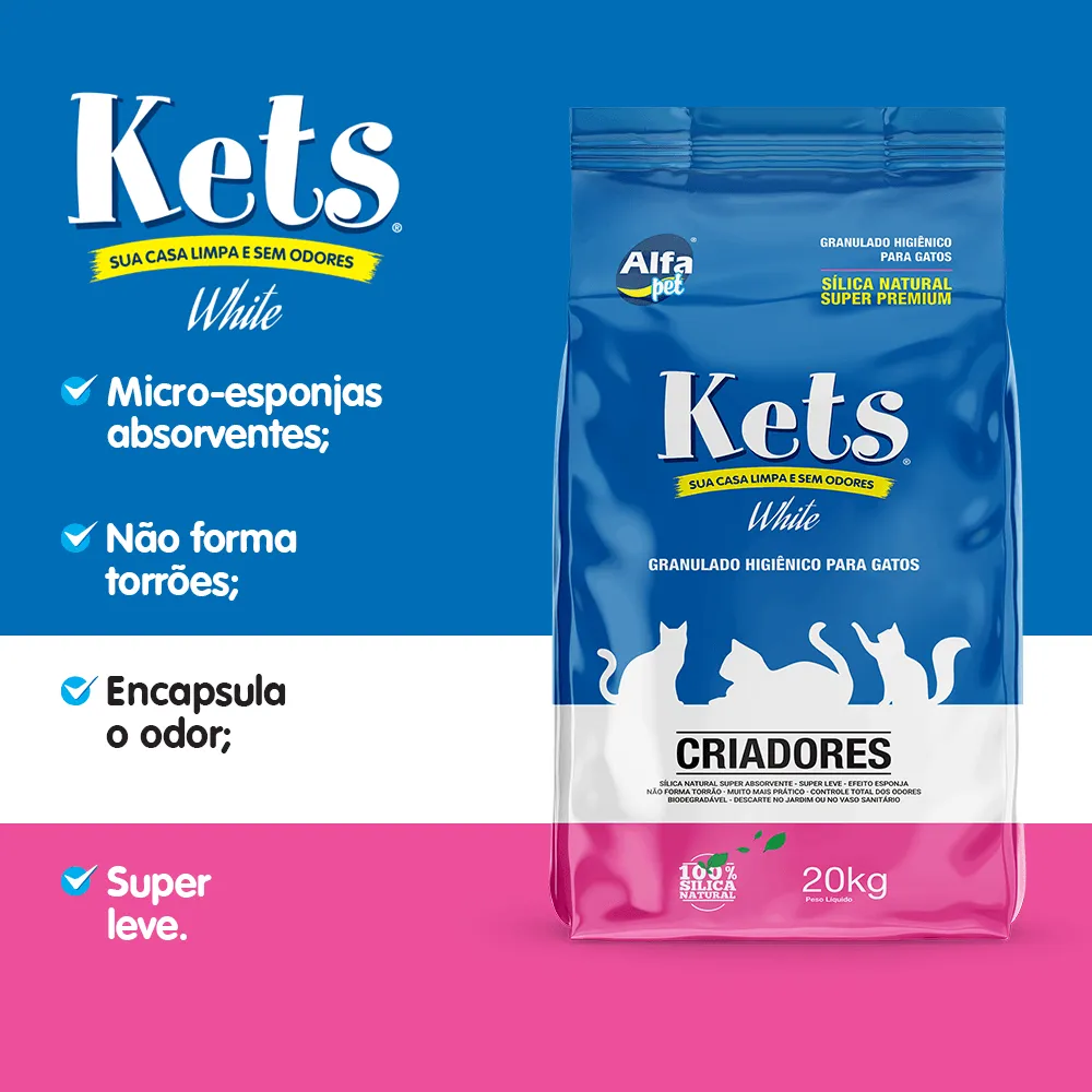 Granulado Higiênico Kets Criadores White — foto 4