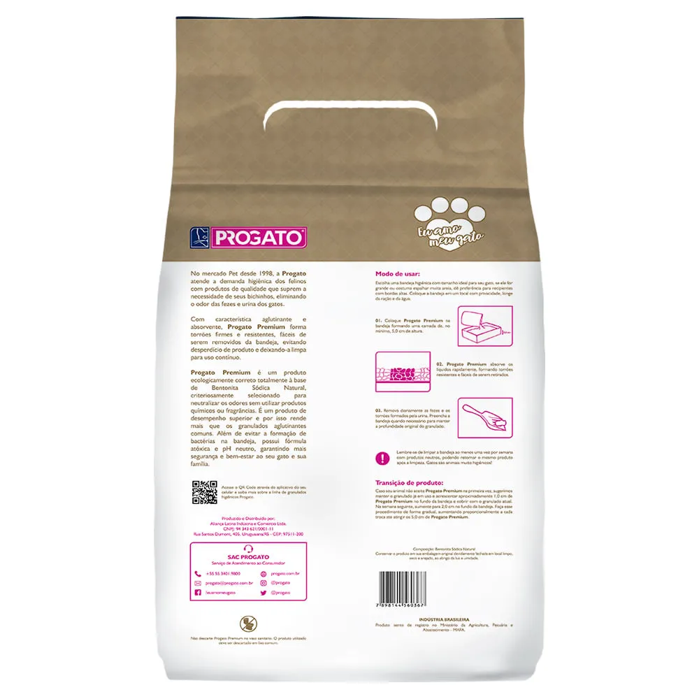 Granulado Higiênico Aglomerado ProGato Premium — foto 3