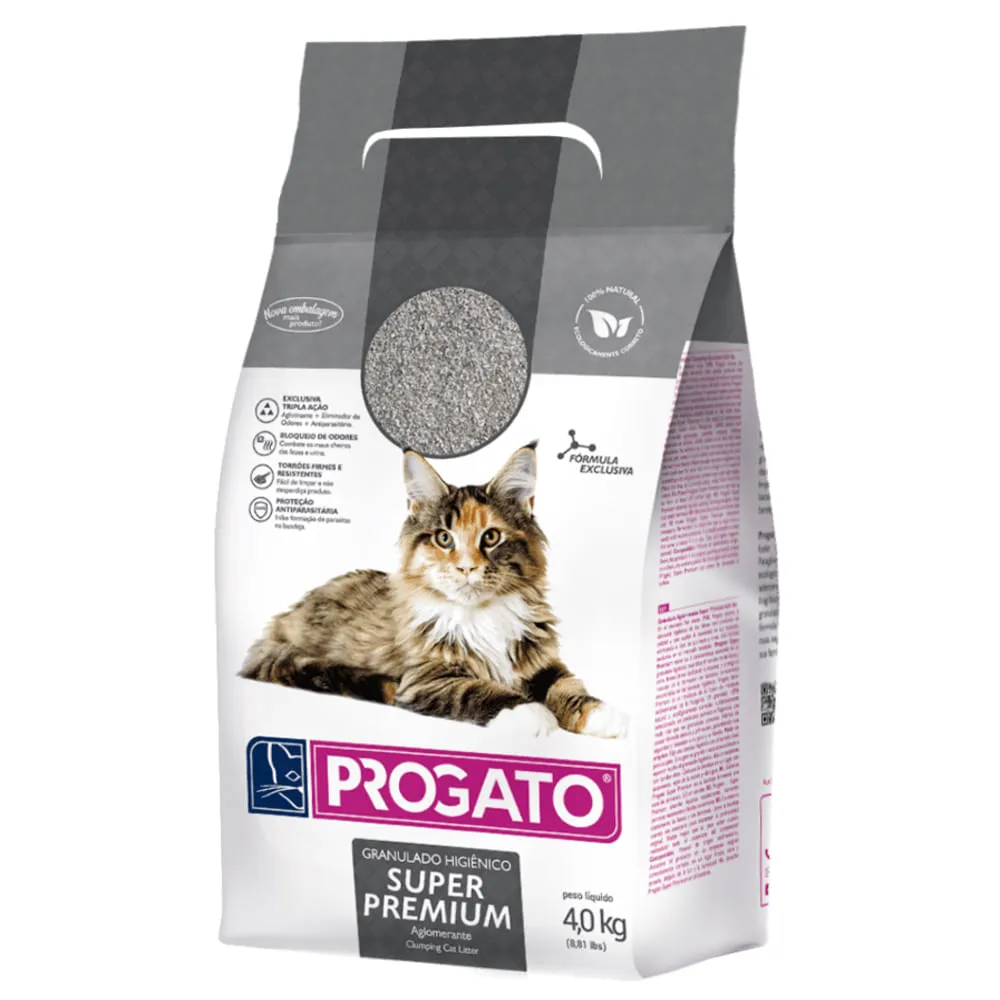 Granulado Higiênico Aglomerado ProGato Super Premium — foto 2