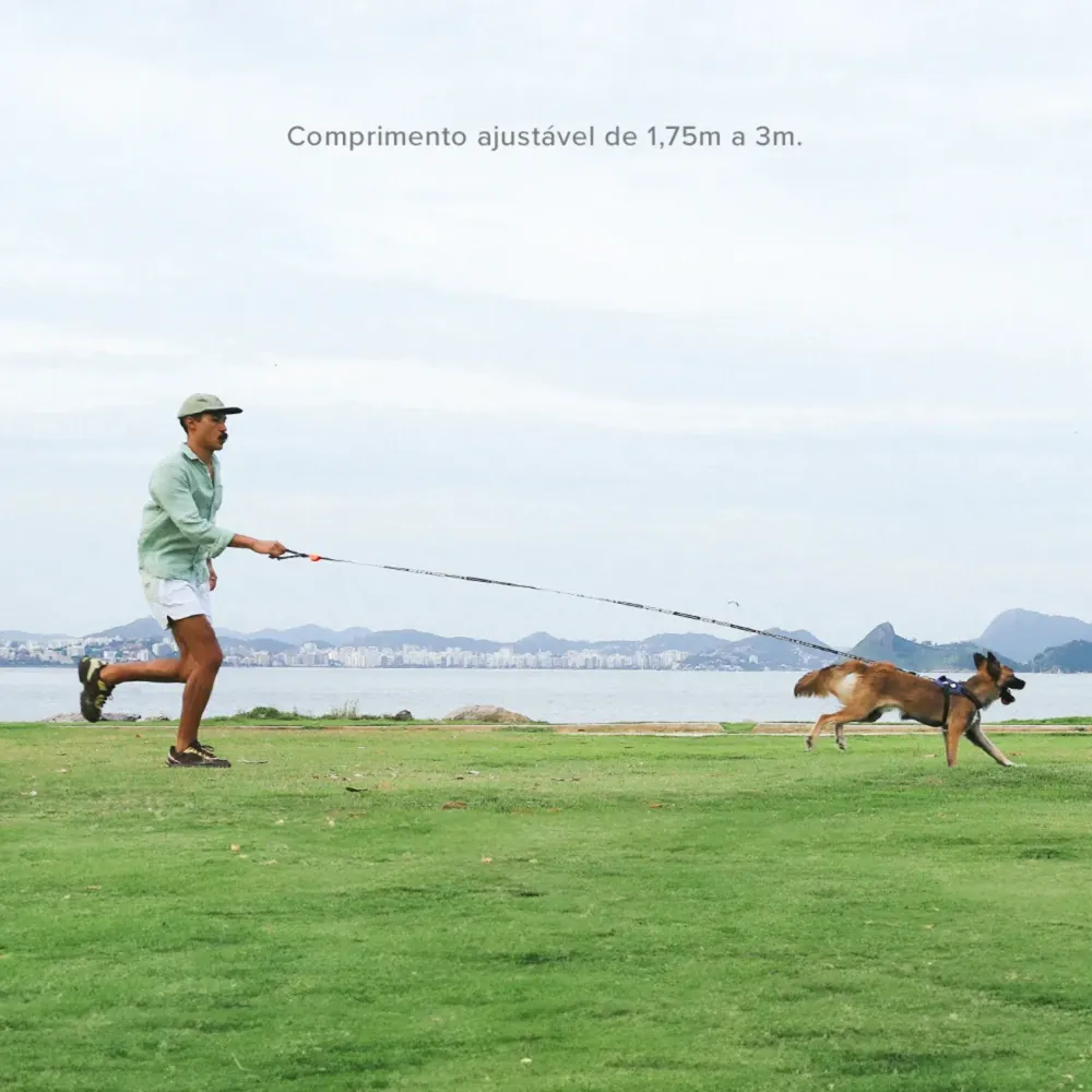 Guia Longa Ajustável para Cães Três Zee.Dog — foto 3