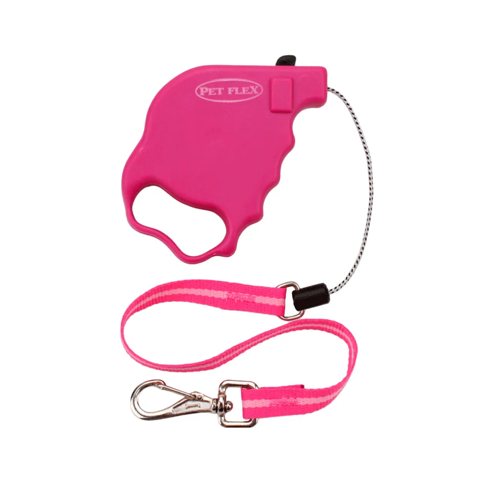 Guia Retrátil Premium Pet Flex Rosa — foto 2