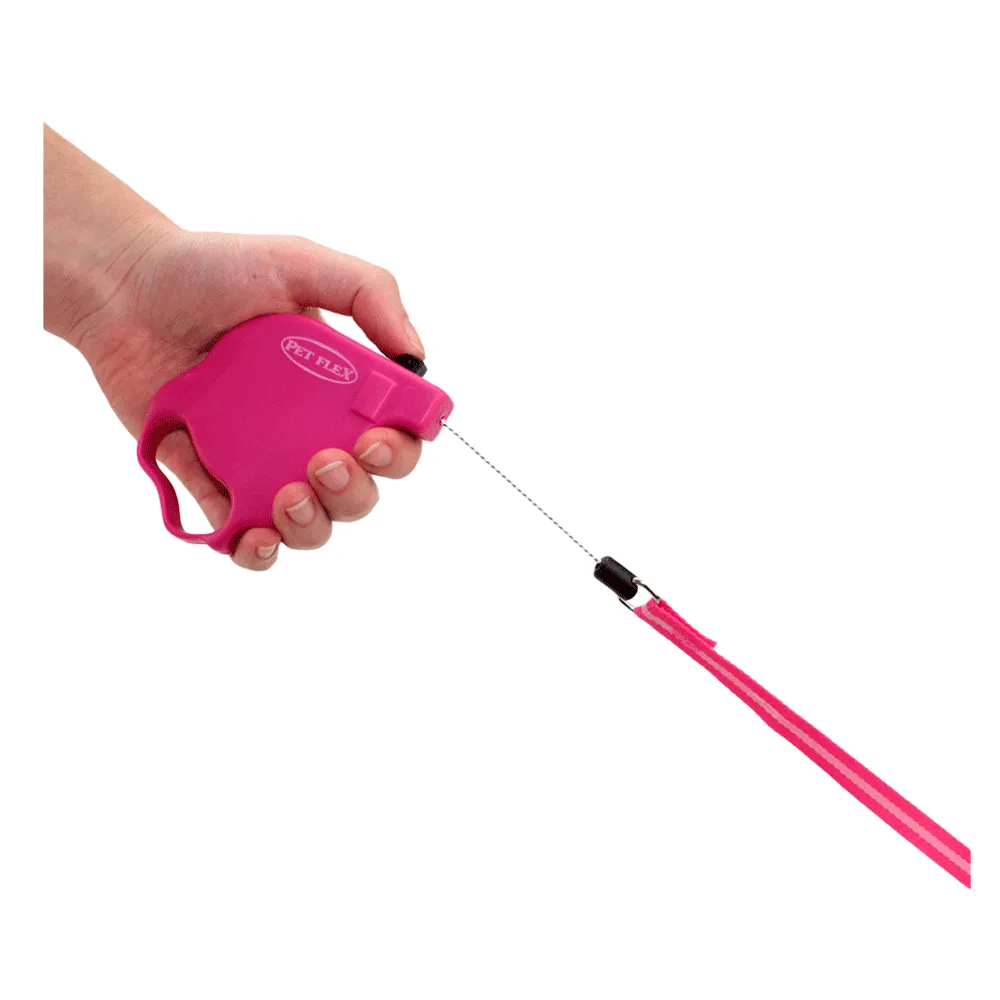 Guia Retrátil Premium Pet Flex Rosa — foto 3