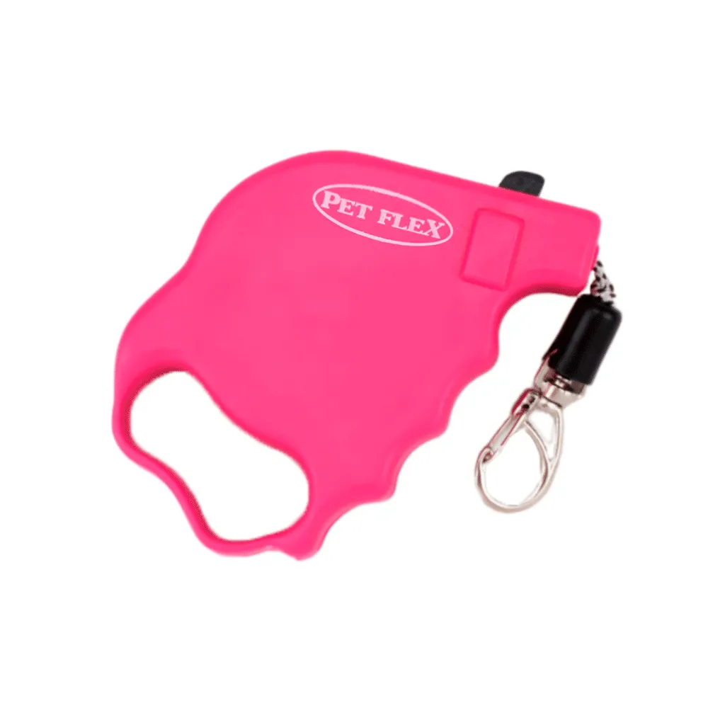 Guia Retrátil Classic Pet Flex Rosa