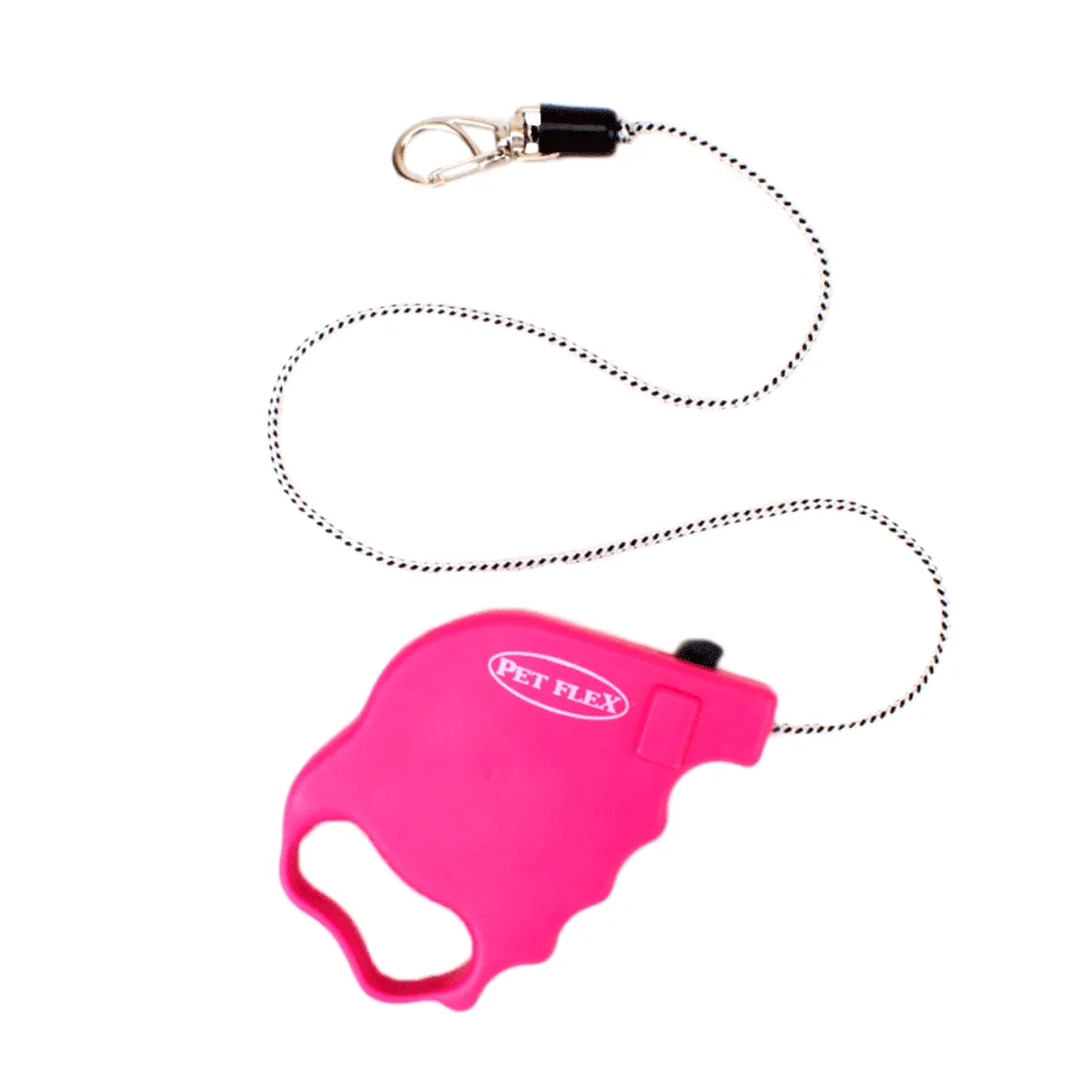 Guia Retrátil Classic Pet Flex Rosa — foto 2