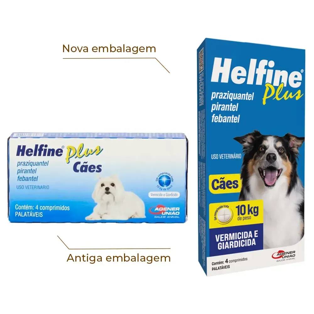 Vermífugo Helfine Plus para Cães — foto 2