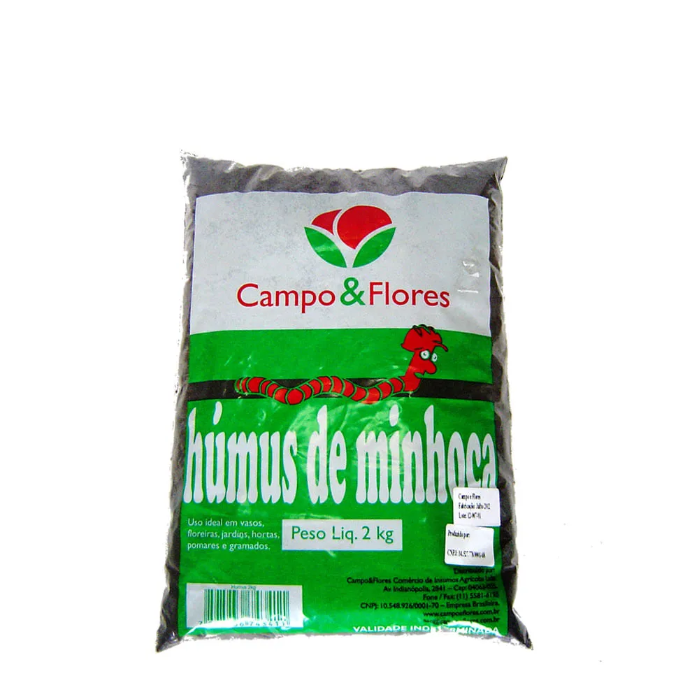 Húmus de Minhoca Campo e Flores