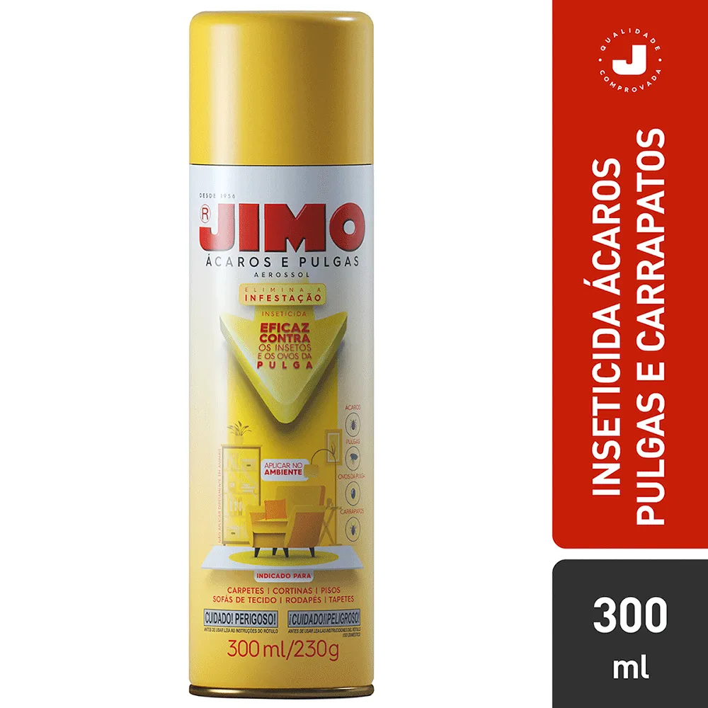 Inseticida Aerosol Ácaros e Pulgas Jimo — foto 2