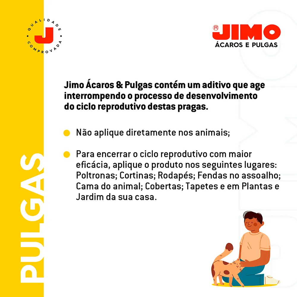 Inseticida Aerosol Ácaros e Pulgas Jimo — foto 5
