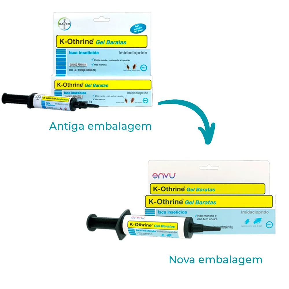 Inseticida K-Othrine Gel Baratas — foto 2