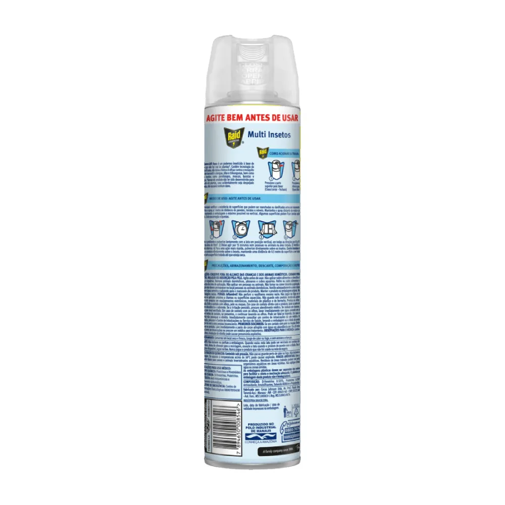 Inseticida Raid Essencial Aerossol sem Perfume Multi-Insetos — foto 2
