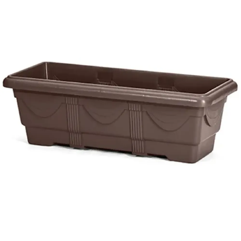 Jardineira Plástico Romano Tabaco Nutriplan — foto 3