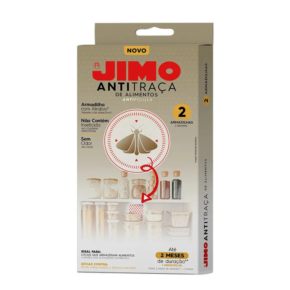 Jimo Antitraça de Alimentos com 2 Armadilhas