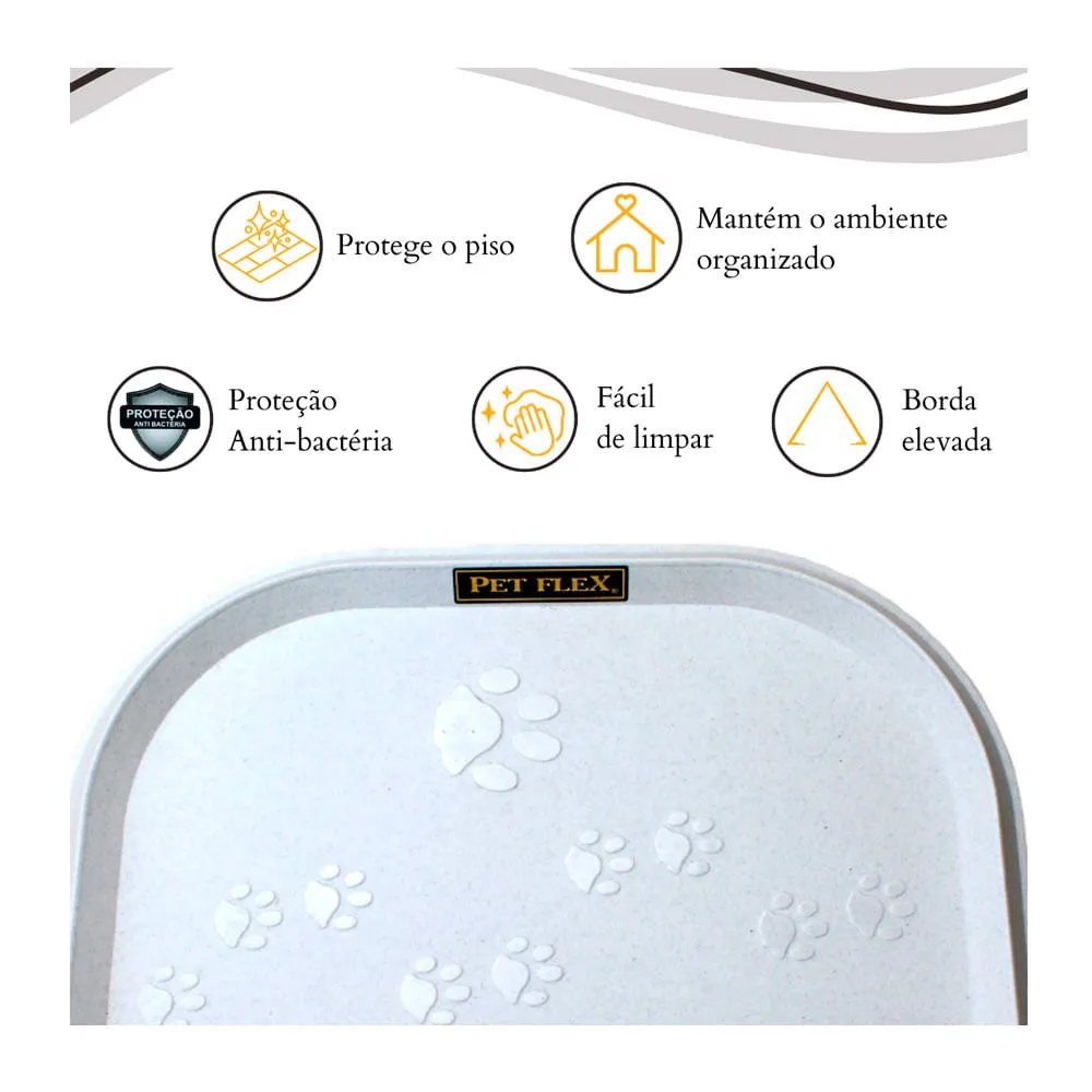Jogo Americano Dinner Clean Pet Flex Branco — foto 2