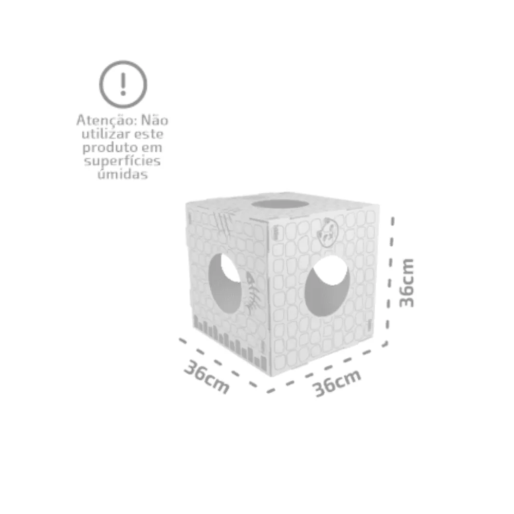 Kit Gatô 2 Cubos Papelão Tubline — foto 2