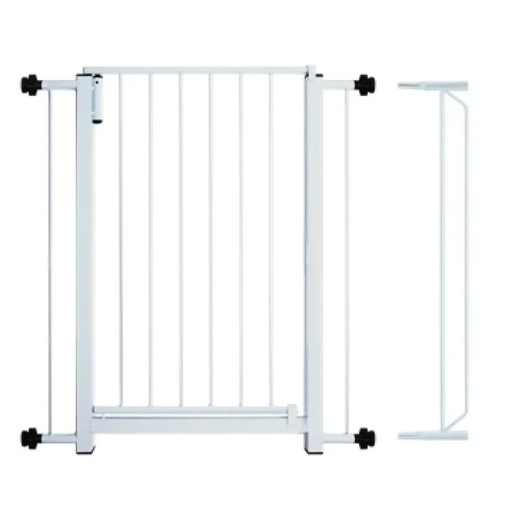 Grade Porta FIT Branca Tubline 70cm com Extensor 10cm