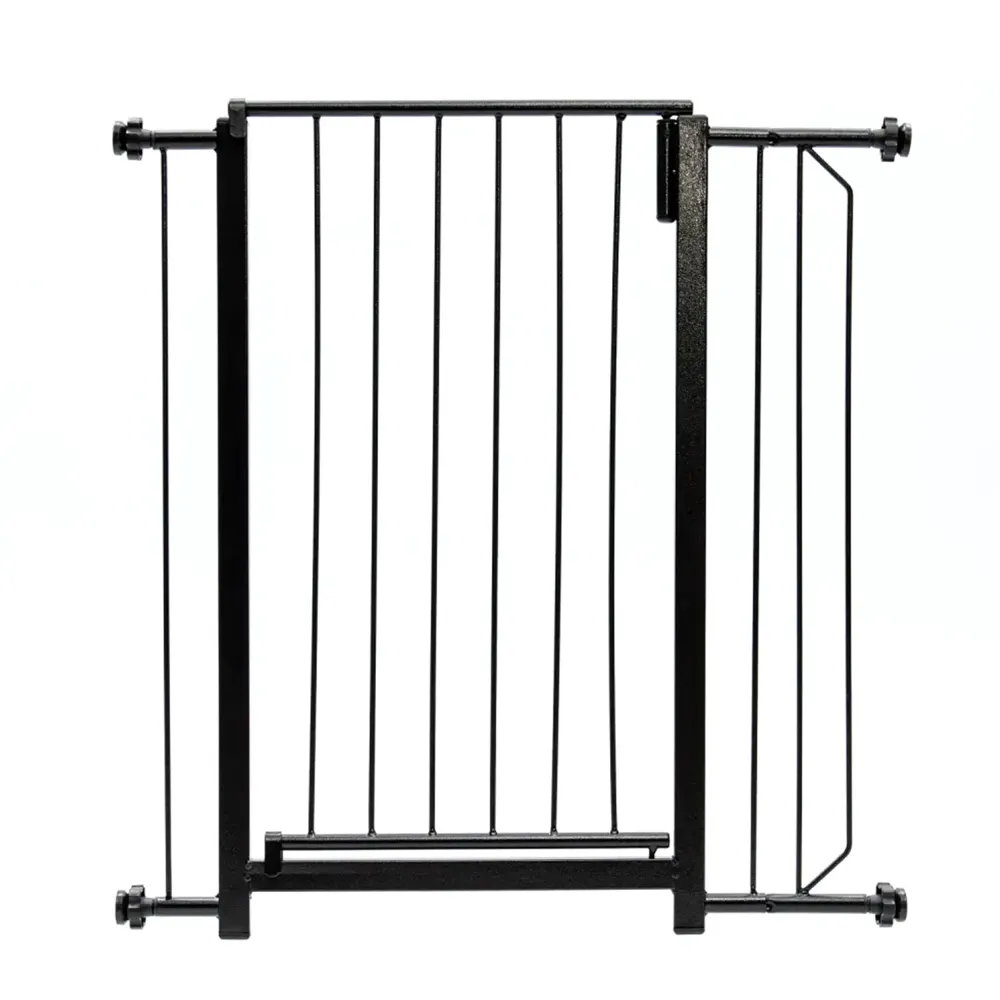 Grade Porta FIT Tubline Preta 70cm com Extensor 10cm